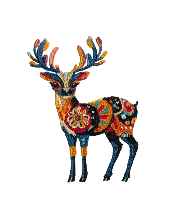Alebrije venado en hilo